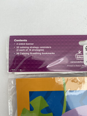 Carson Dellosa 69pc Calming Strategies Instructional Set