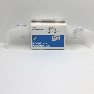 Long Basket with Power Lock Lever Suction White - Room Essentials