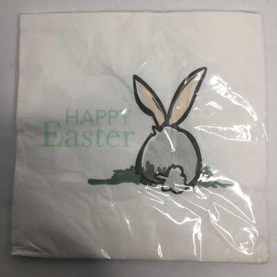 BEVERAGE NAPKINS - EASTER - 3 PLY - 9.5IN W X 9.5IN H - 10 COUNT