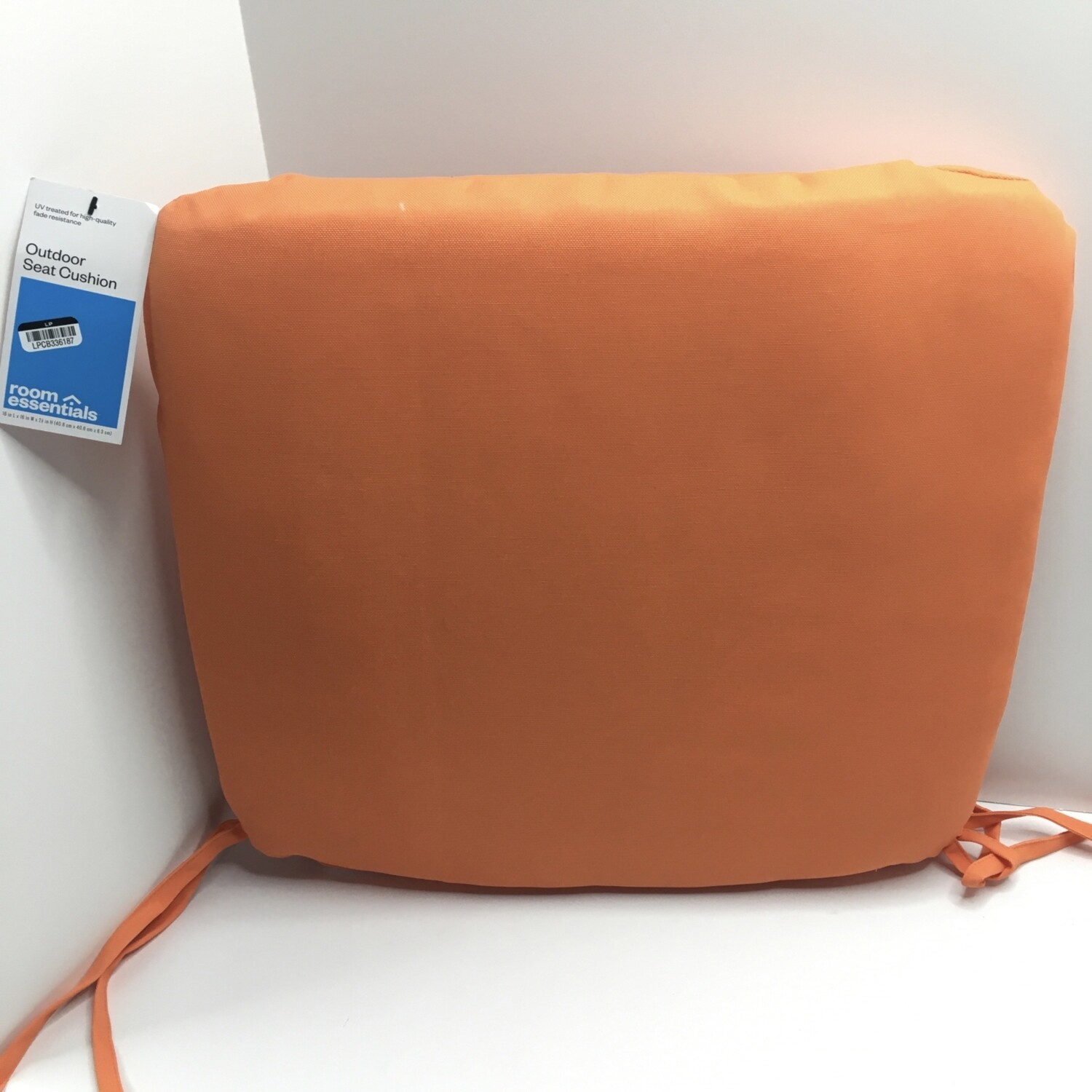 Outdoor Seat Cushion Orange - Room Essentials