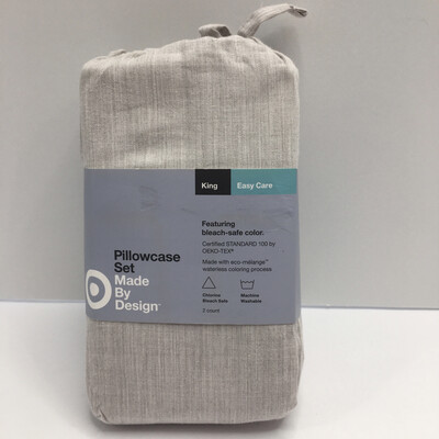 Made By Design Easy Care Pillowcase Set - Beige - Size: King