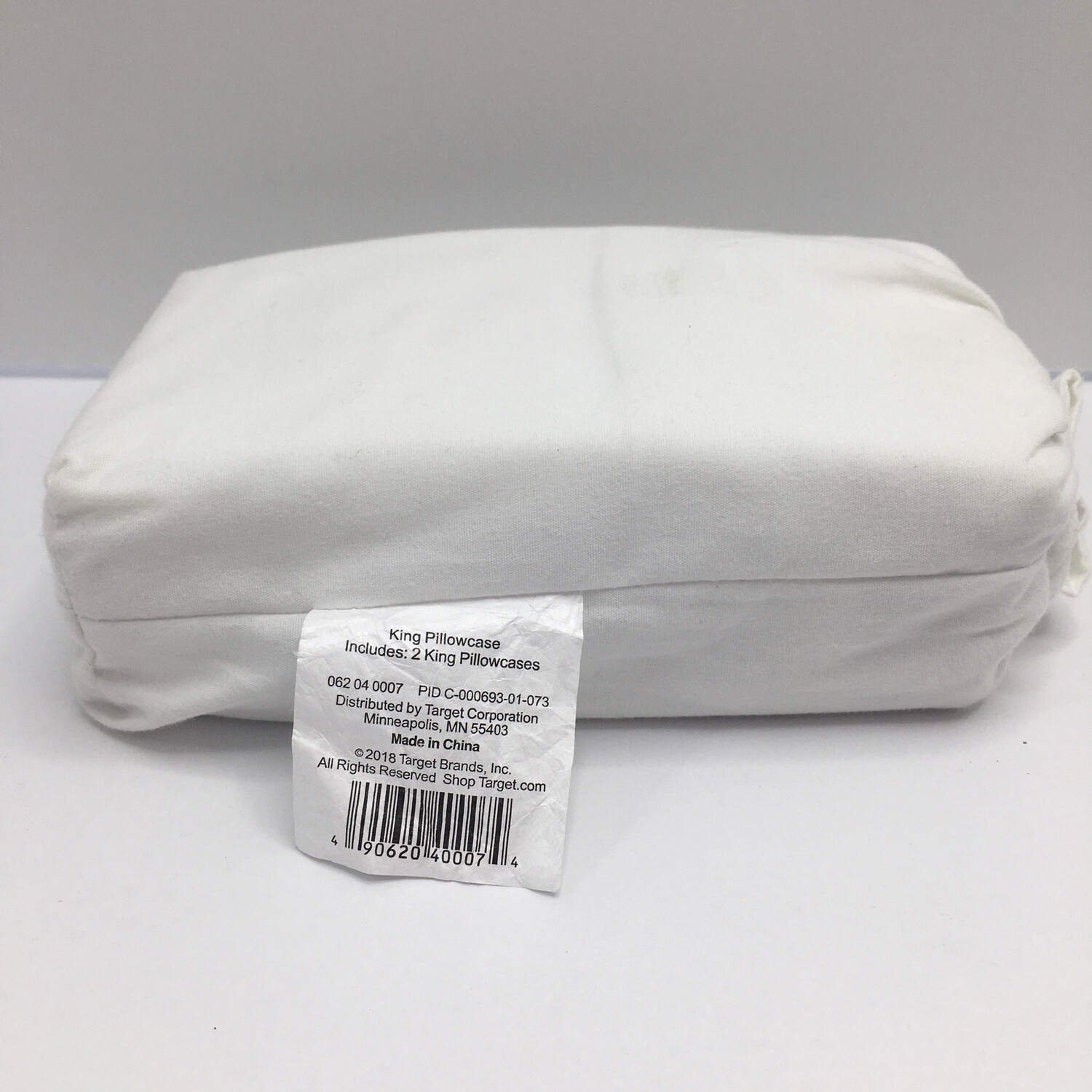 Solid Easy Care Pillowcase Set (King) White - Made By Design