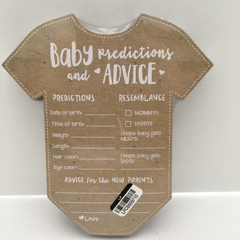Kate Aspen Baby Clothes Shape Prediction Advice Game Cards - Set of 50