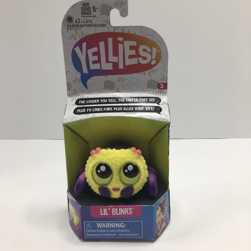 Yellies! Lil’ Blinks - Voice-Activated Spider Pet