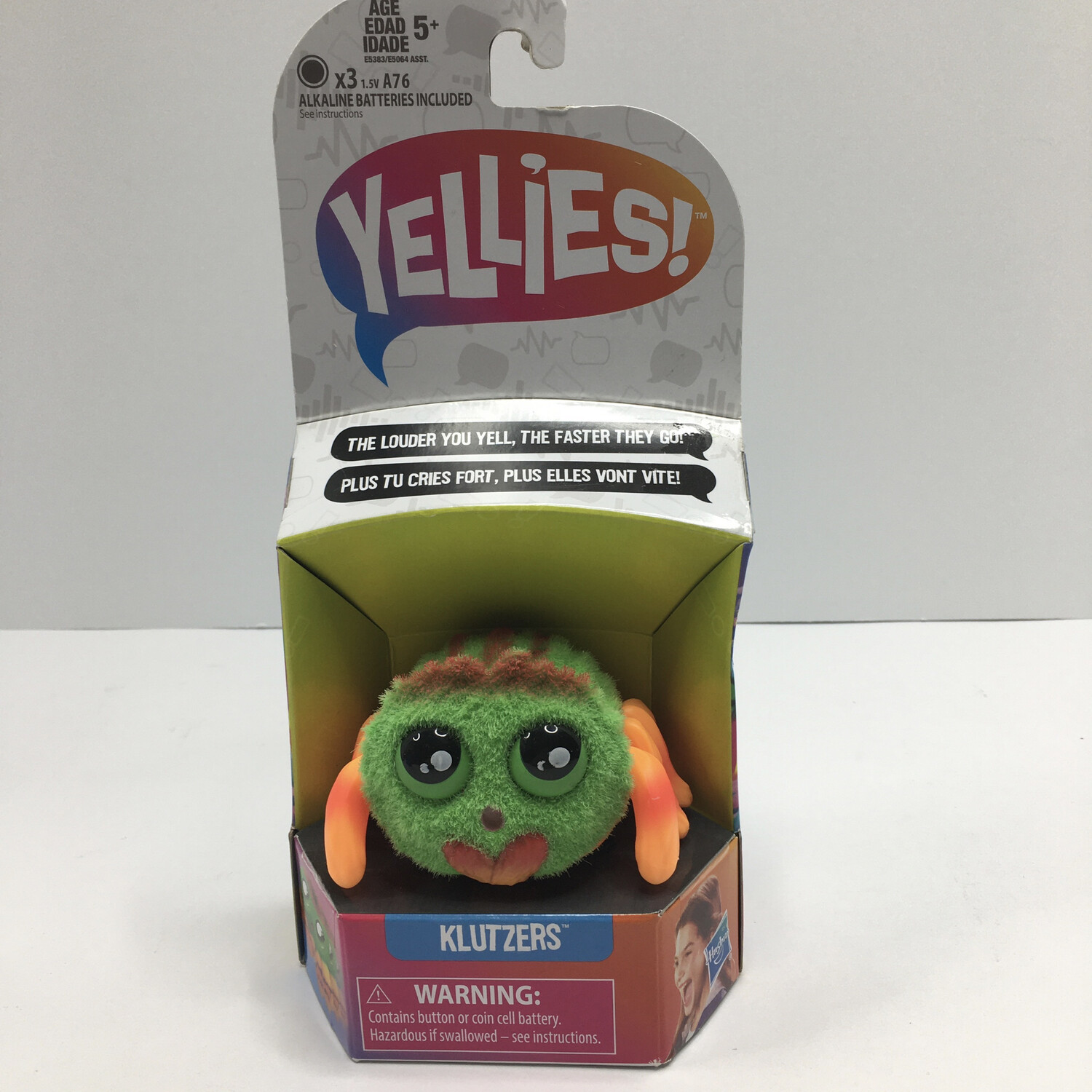 Yellies! Klutzers - Voice-Activated Spider Pet
