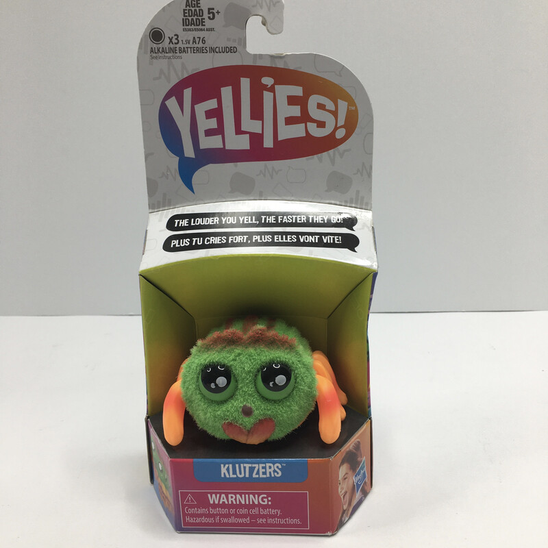 Yellies! Klutzers - Voice-Activated Spider Pet