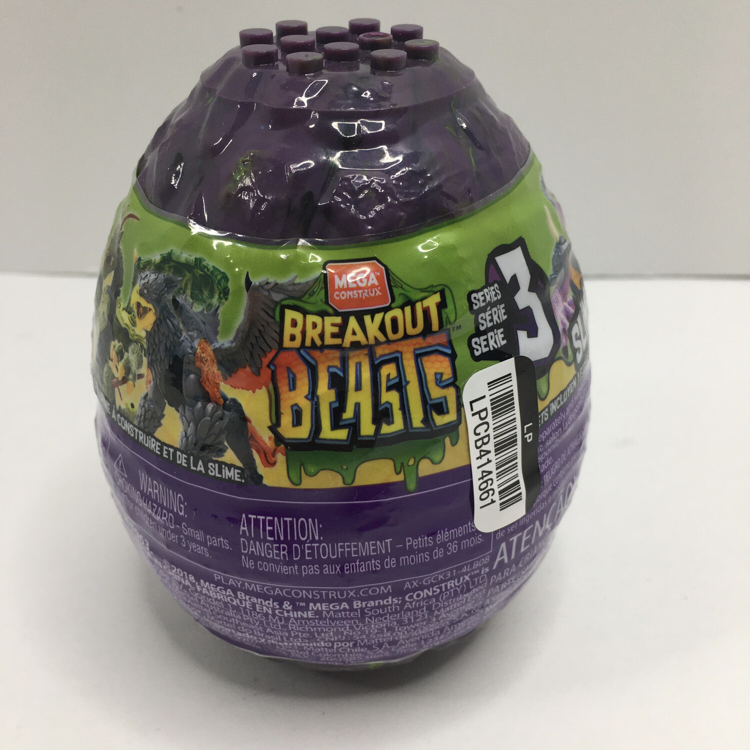 Mega Construx Breakout Beasts Styles May Vary, Wave 3