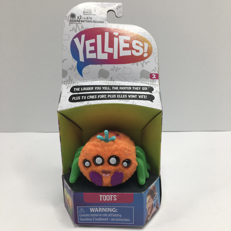 Yellies! Toots - Voice-Activated Spider Pet