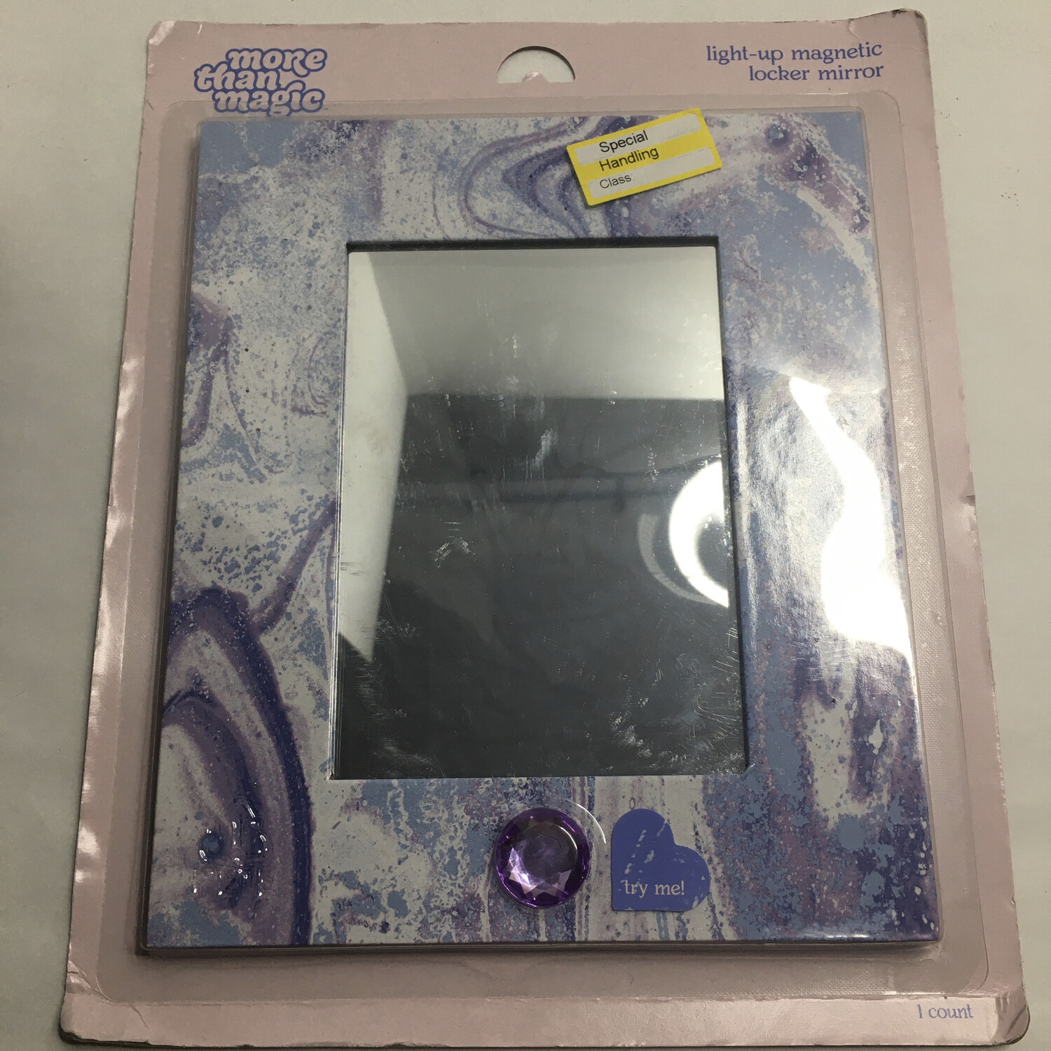 LED Light-Up Locker Mirror - More Than Magic Blue Marble