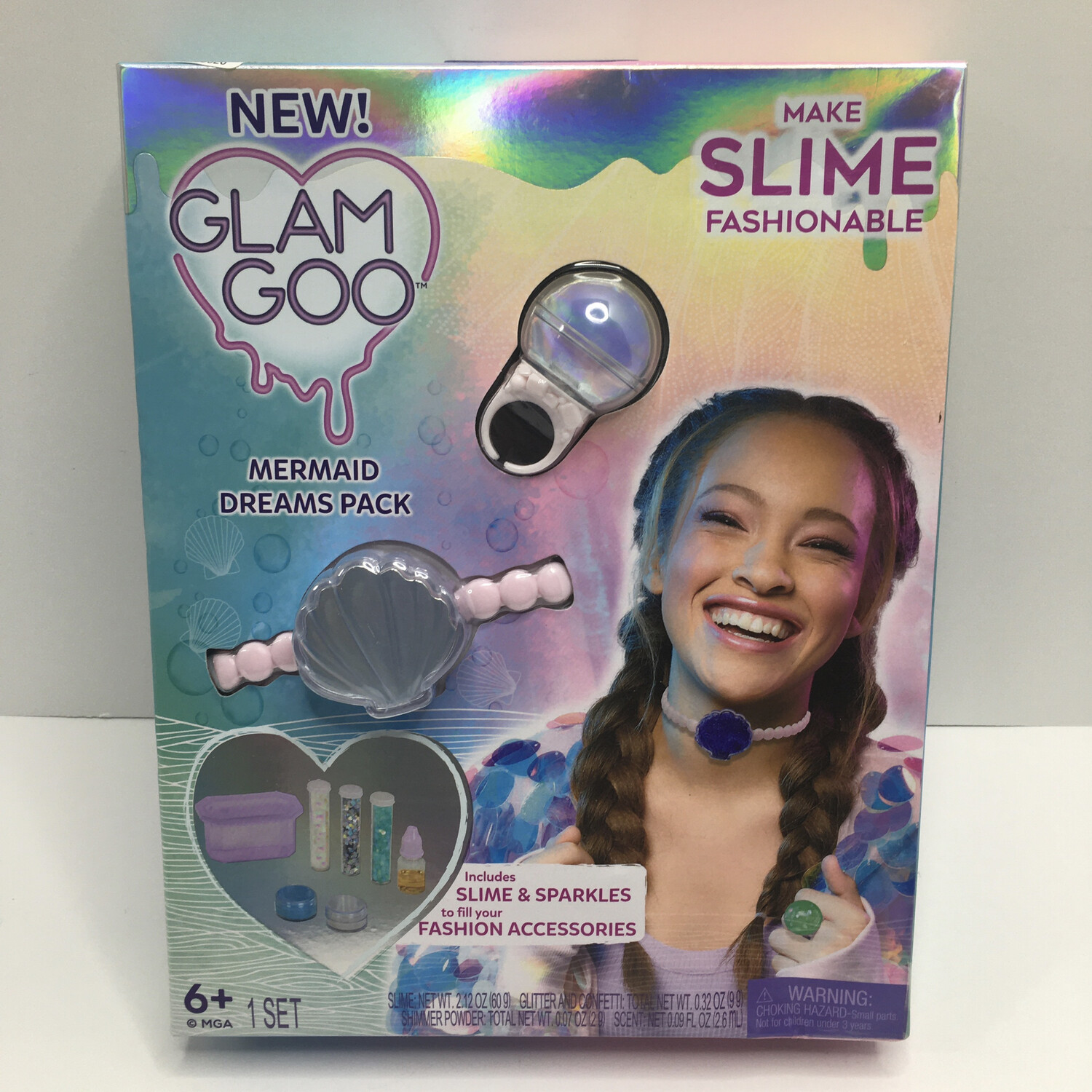 Glam Goo Mermaid Dreams Pack with Slime and Accessories