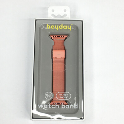 Heyday 38mm-40mm Apple Watch Metal Mesh Band - Coral