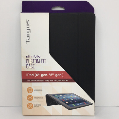 Targus Custom Fit Case for iPad Air, iPad Air2 and 9.7&quot; iPad Pro - Black