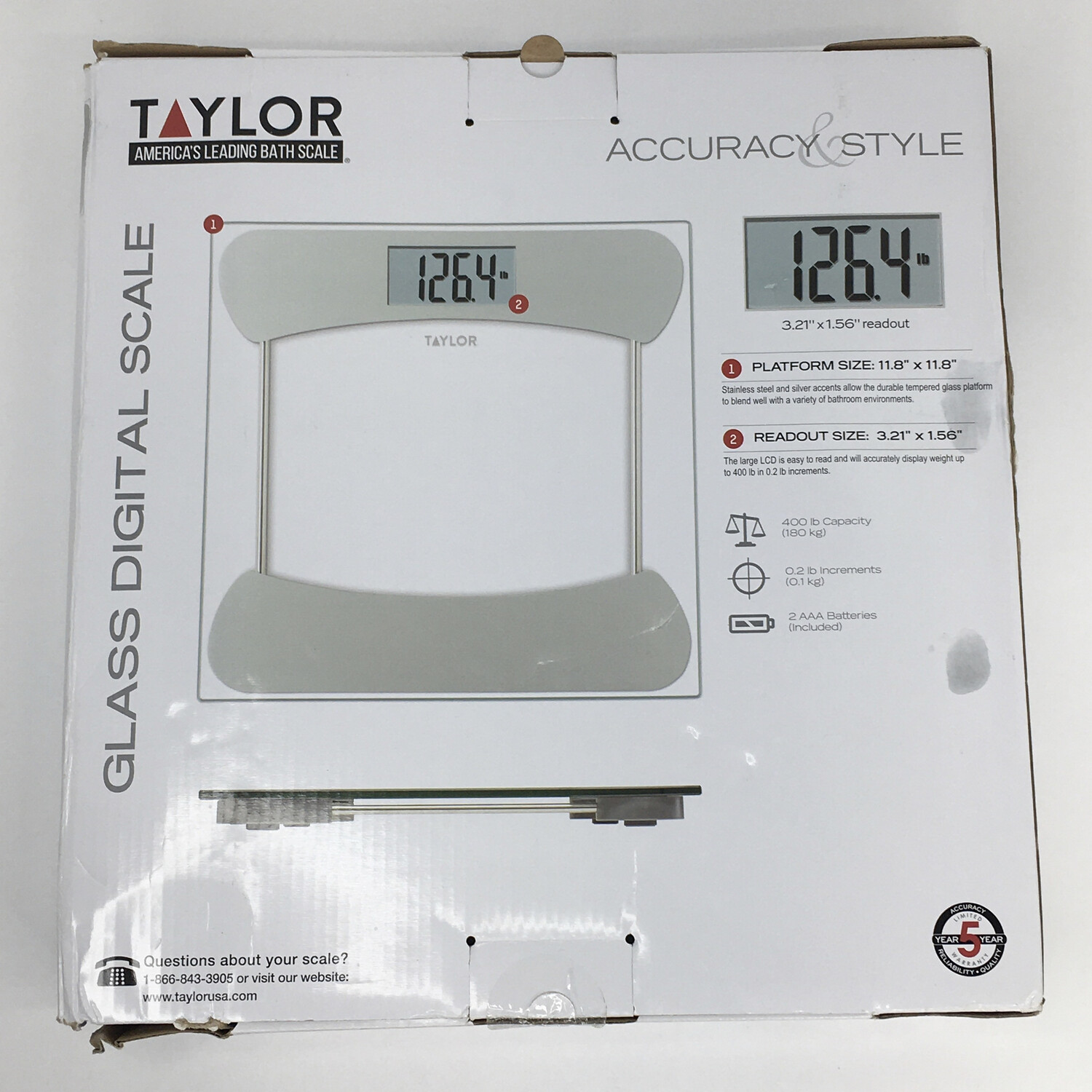 Glass Digital Scale - Taylor