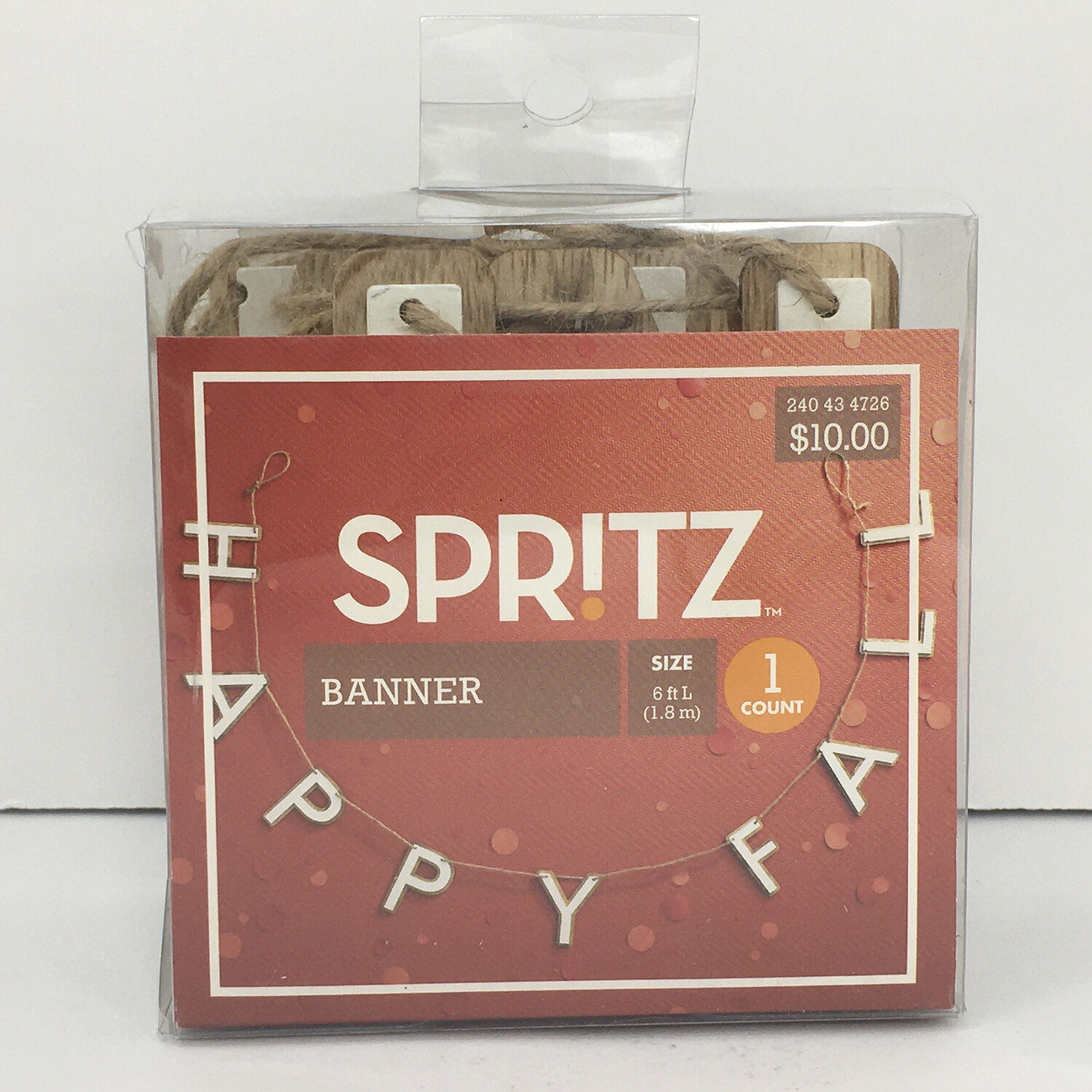 Spritz Happy Fall Banner 6ft Long