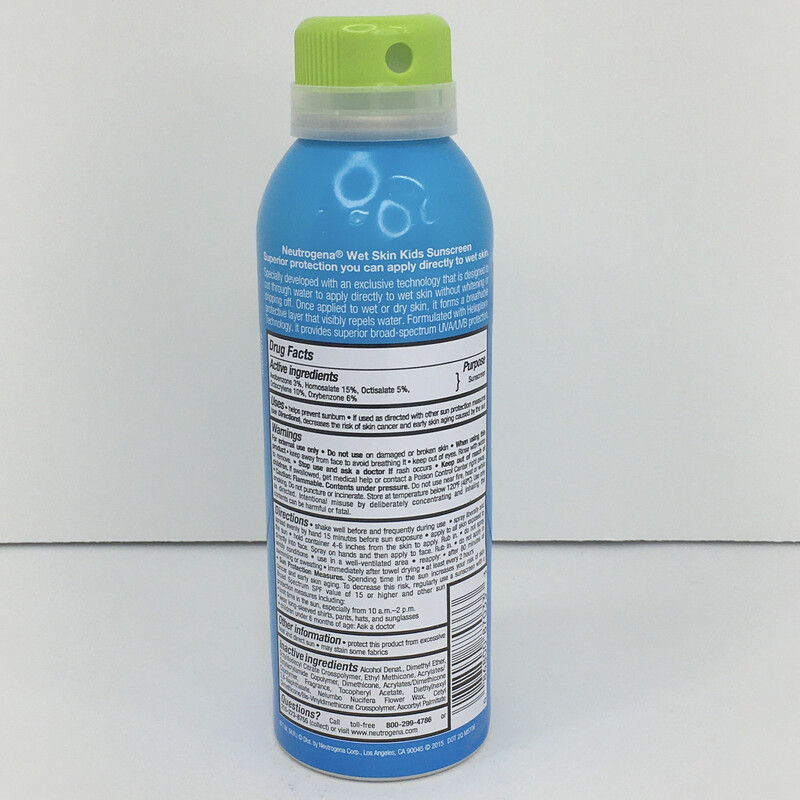Neutrogena Wet Skin Kids Beach & Pool Sunscreen Spray Bro’s Spectrum SPF 70 5oz