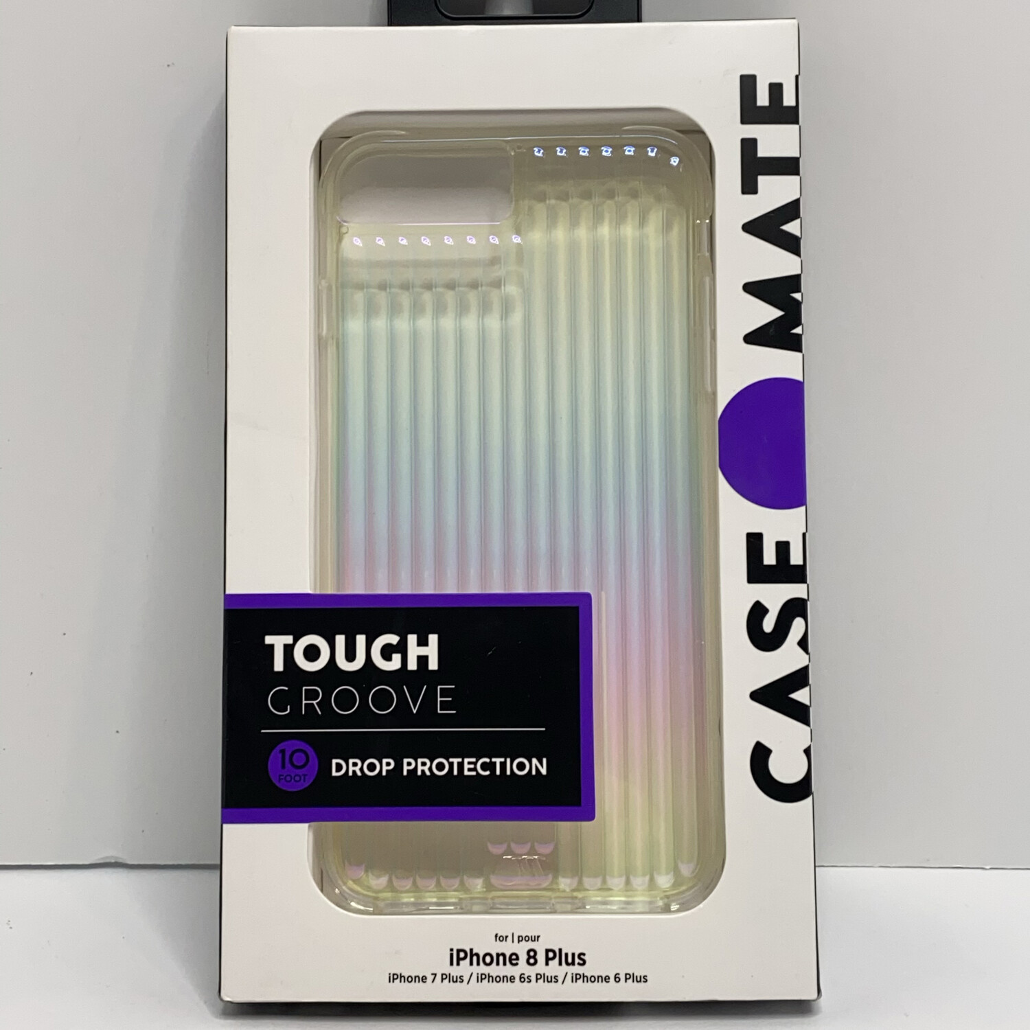 Case Mate Apple iPhone 8 Tough Groove Case Cover - Iridescent