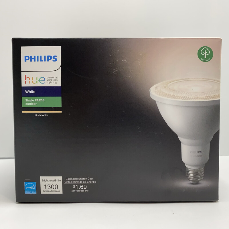 Philips Hue Personal Wireless Lighting Single PAR38 Outdoor Bright White 1300 Lumens