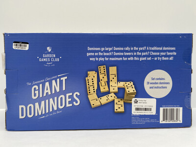 Professor Puzzle 28-Pieces Giant Wooden Dominoes Game