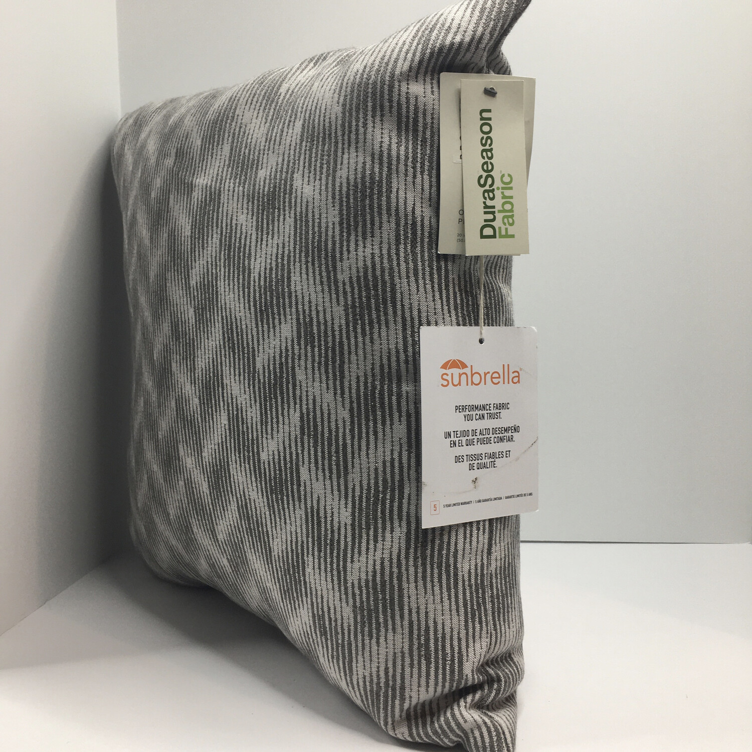 Project 62 Sunbrella Kinza Stone Outdoor Oversize Throw Pillow - Gray