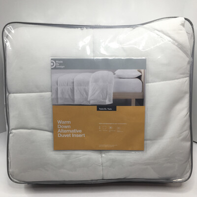 Twin/twin Xl Warm Down Alternative Duvet Insert White - Made By Design
