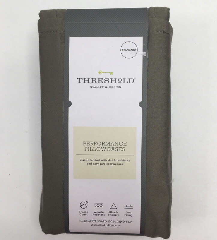 Standard 400 Thread Count Performance Pillowcase Birch - Threshold