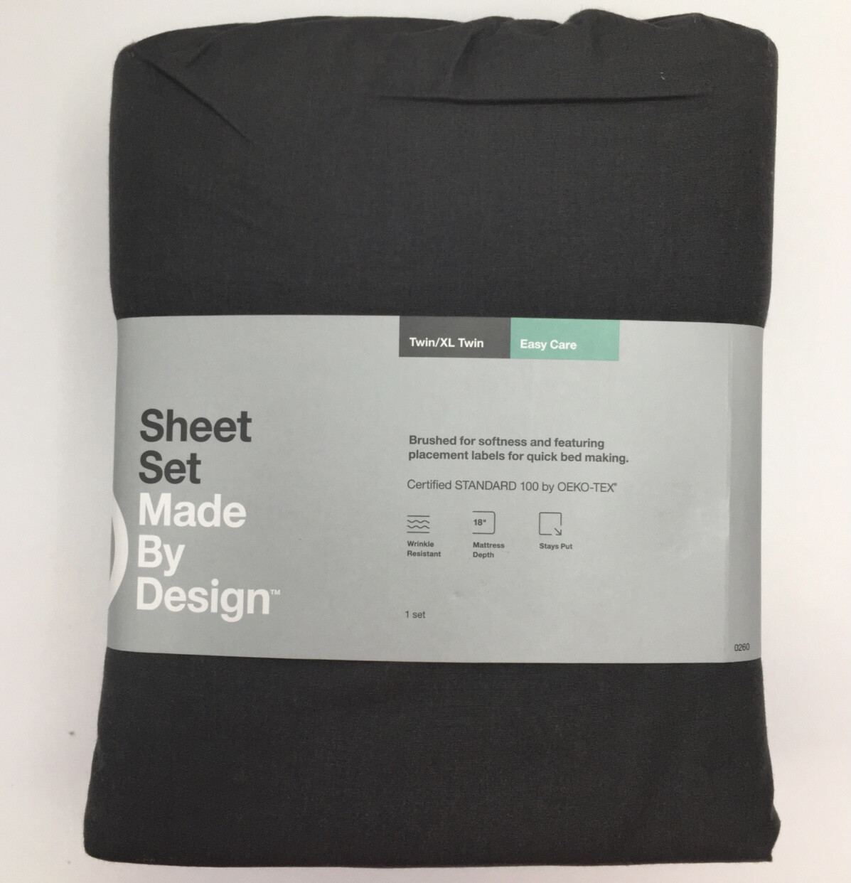 Solid Easy Care Sheet Set (Twin/Twin Extra Long) Navy - Made By Design