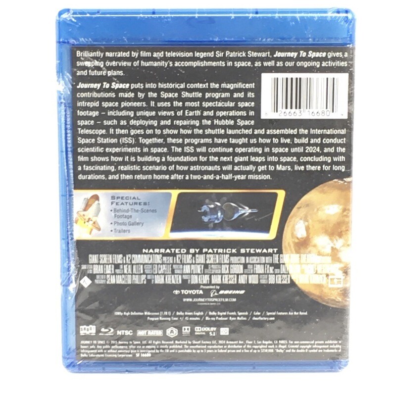 Journey To Space Blu-ray Disc 2016