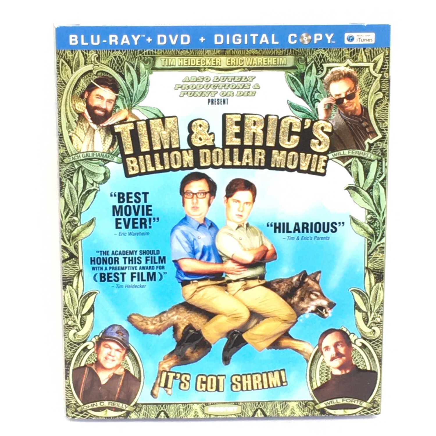 Tim and Eric&#39;s Billion Dollar Movie Blu-ray + DVD + Digital Copy 2012
