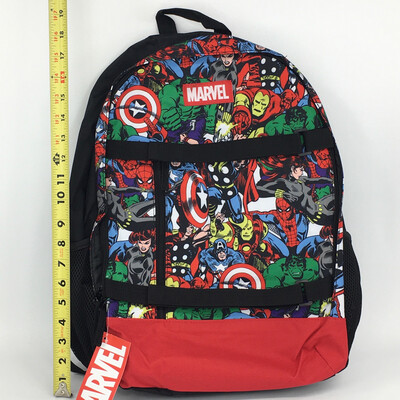 Marvel Avengers Comic Backpack Book Bag One Size