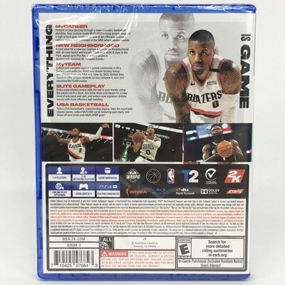 NBA 2k21 Dame Lillard PS4 Sony PlayStation 4