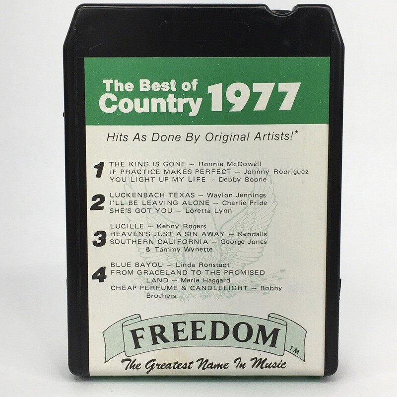 The Best of Country 1977 8 Track Tape