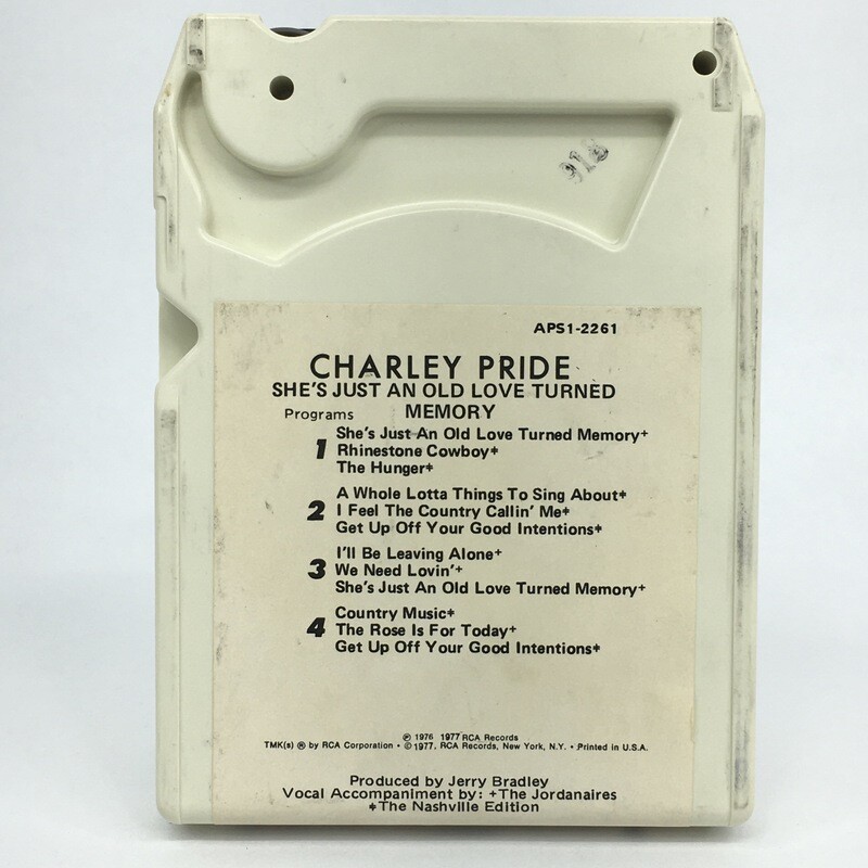 Charley Pride She's Just An Old Love Turned Memory 8-track