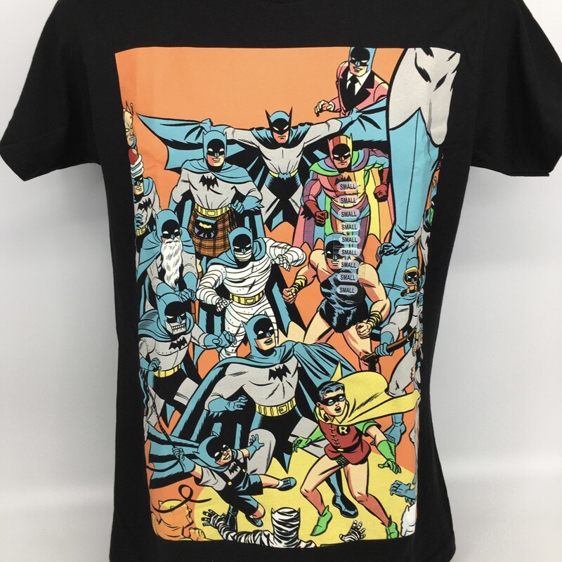 Batman Variant Cover 1950s Graphic T-Shirt DC Comics Small