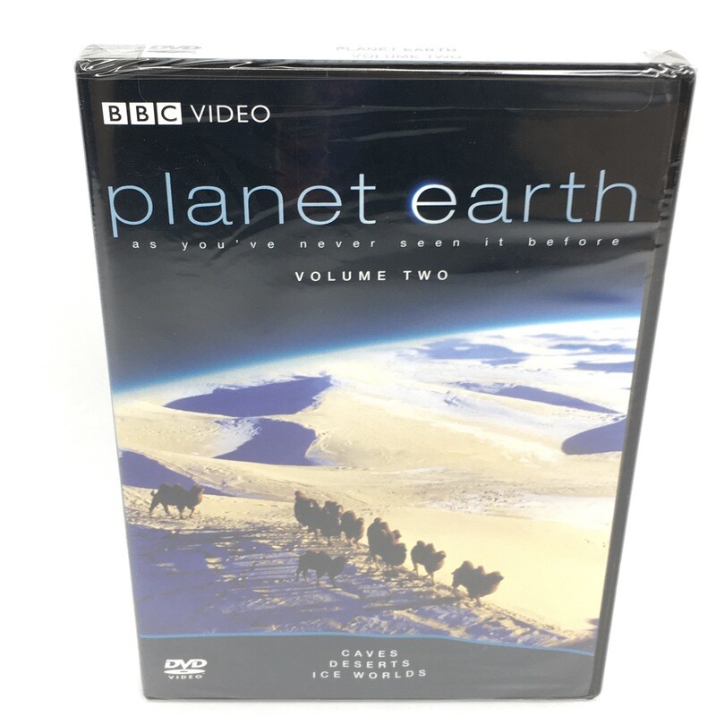 Planet Earth Volume Two DVD BBC Video Caves Deserts Ice Worlds As You&#39;ve Never Seen It Before