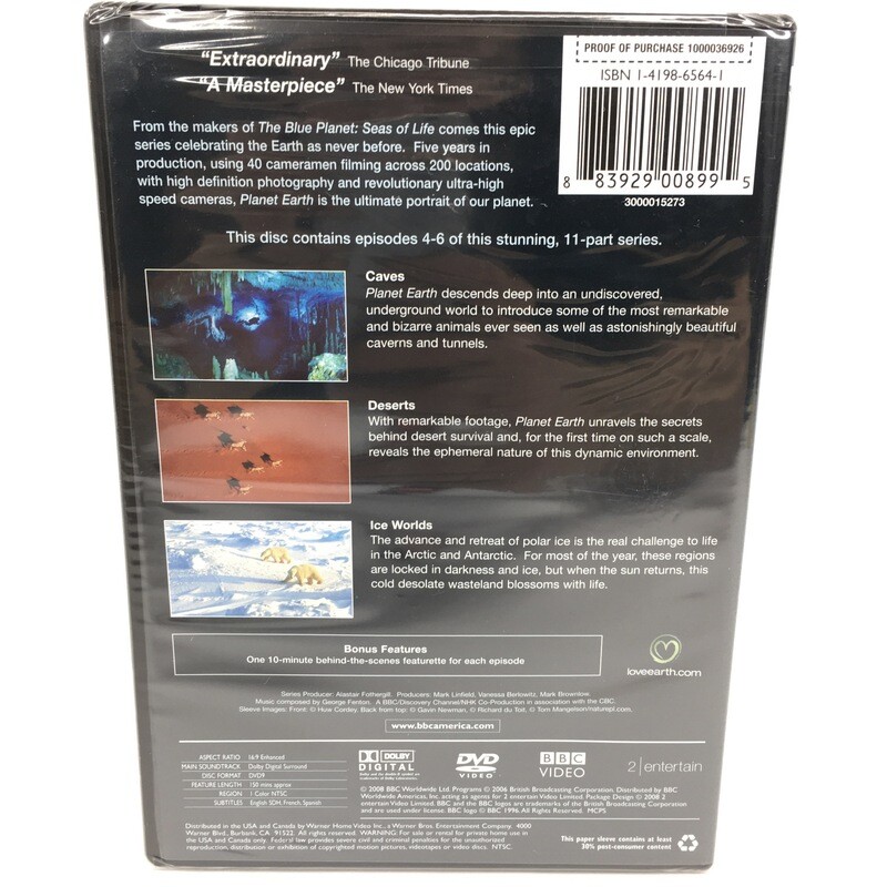 Planet Earth Volume Two DVD BBC Video Caves Deserts Ice Worlds As You've Never Seen It Before