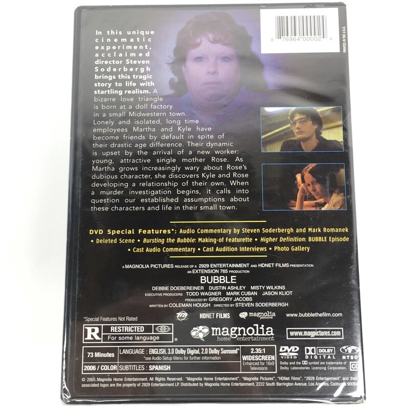 Bubble DVD Another Steven Soderbergh Experience Absorbing And Unnerving - A.O. Scott, The New York Times
