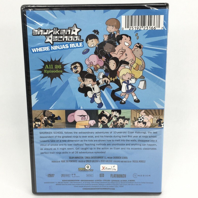 Shuriken School DVD The Complete Series All 26 Episodes