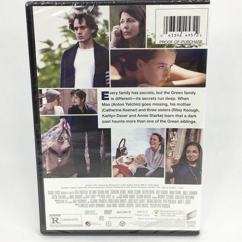 We Don't Belong Here DVD Ever Family Has Its Secrets