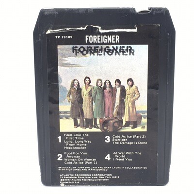 Foreigner Double Vision 8 Track Atlantic Recording Corp Tp 19109