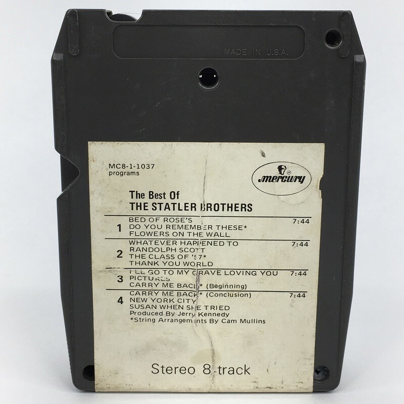 The Best Of The Statler Brothers 8 Track
