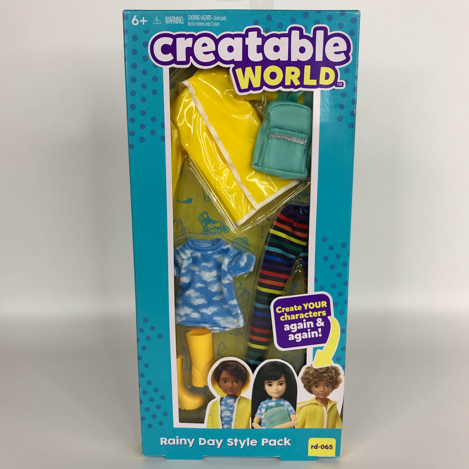 Creatable World Rainy Day Style Fashion Pack rd-065