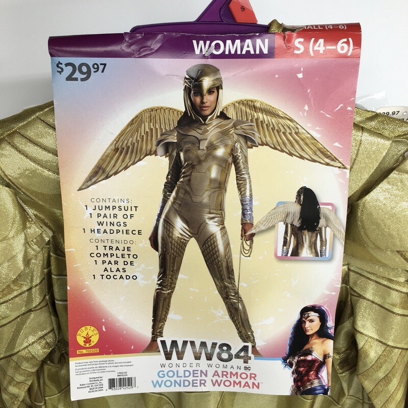Wonder Women Golden Armor WW84 Halloween Costume