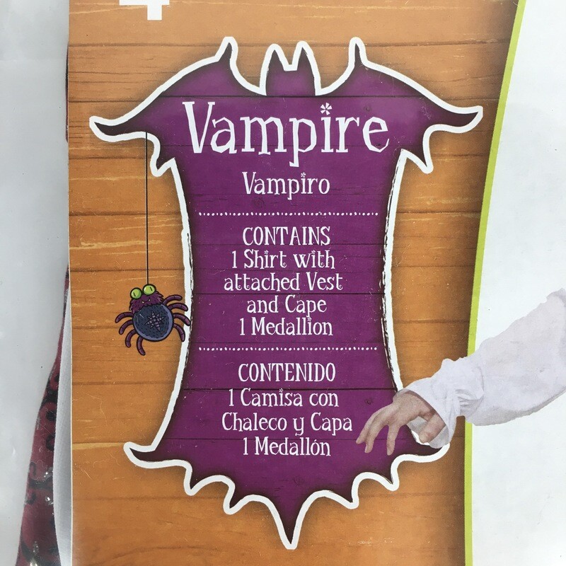 Vampire Halloween Costume Boy Large (10-12)