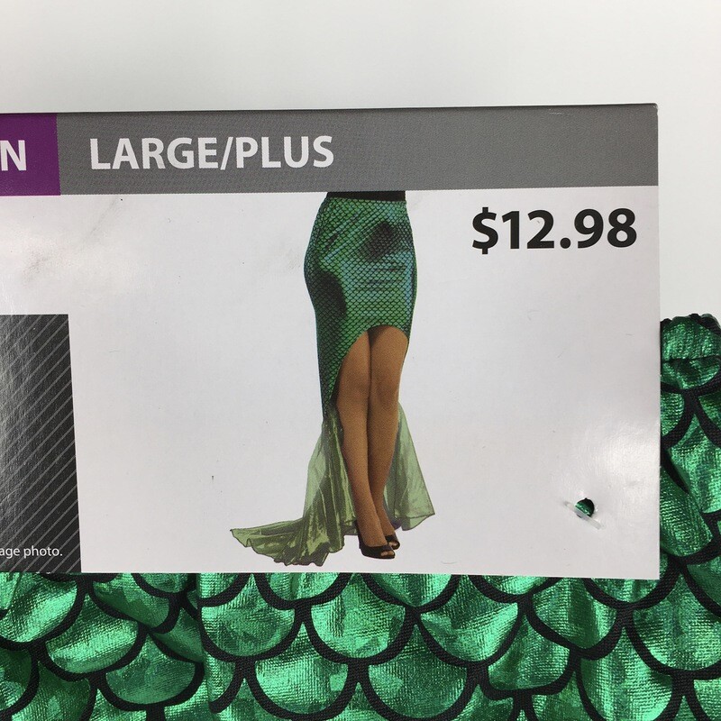 Mermaid Skirt Halloween Costume Women Large/Plus
