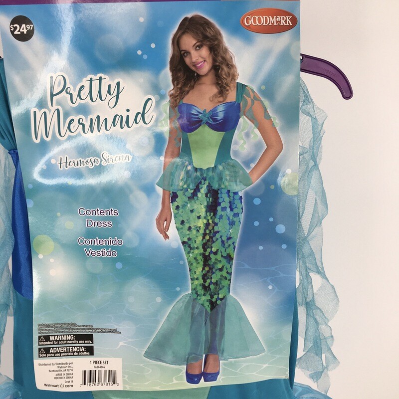 Pretty Mermaid Dress Halloween Costume