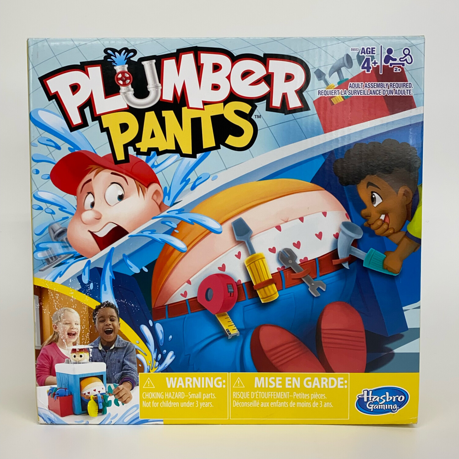Hasbro Plumber Pants Board Game for 4 Years and Up