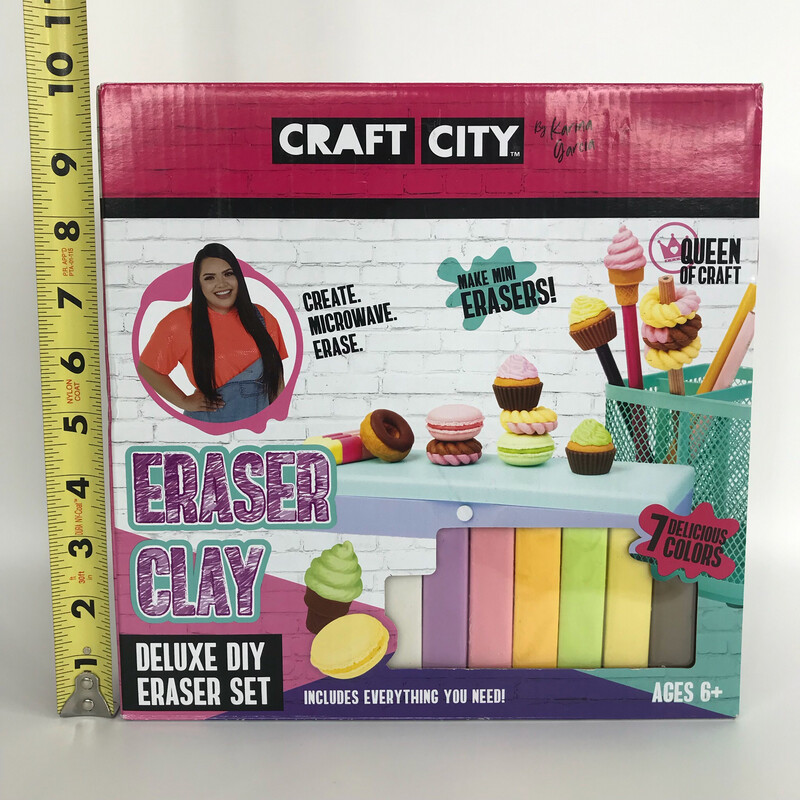 Eraser Clay Deluxe DIY Eraser Set Craft City By Karina Garcia
