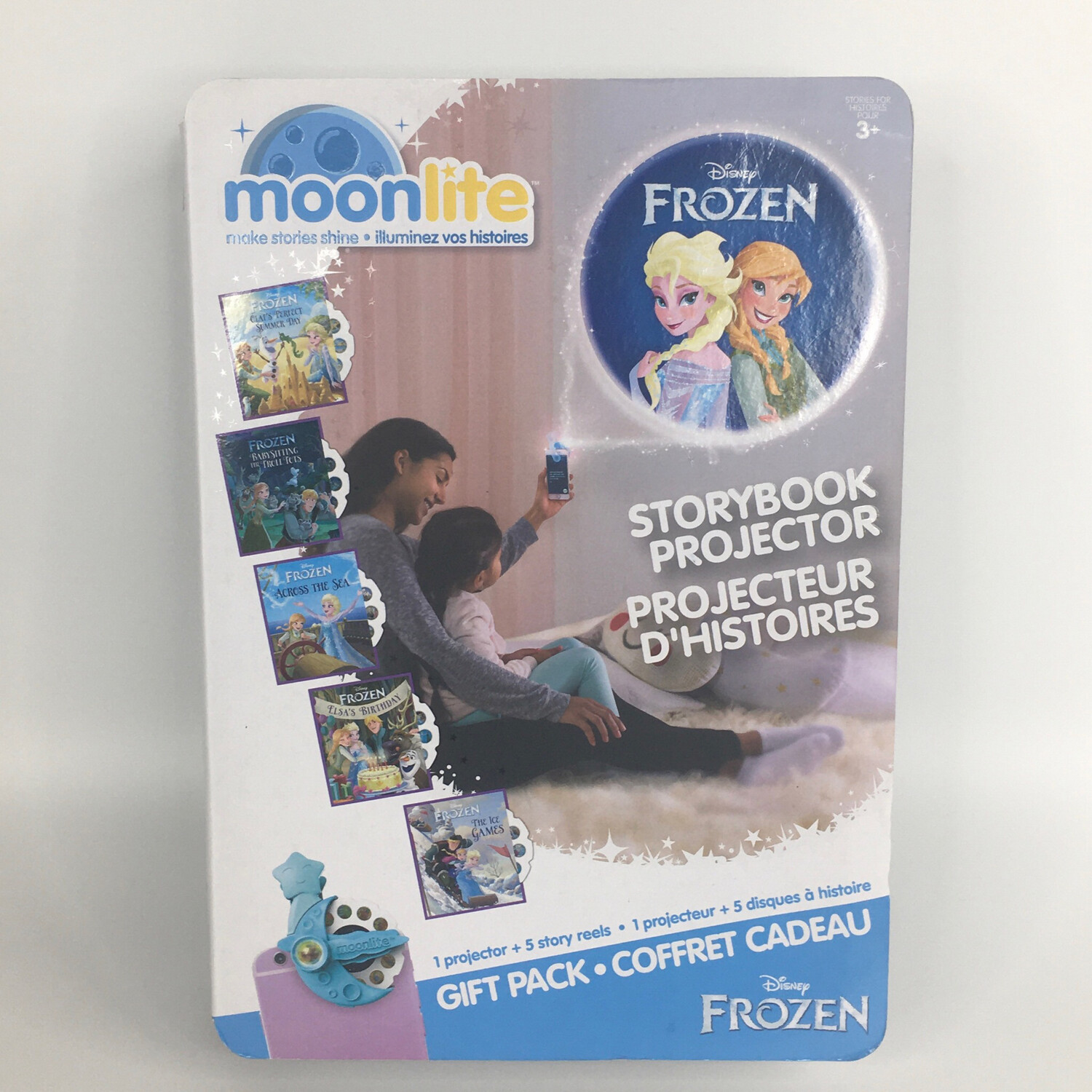Moonlite Storybook Projector Disney Frozen Gift Pack For Smartphones