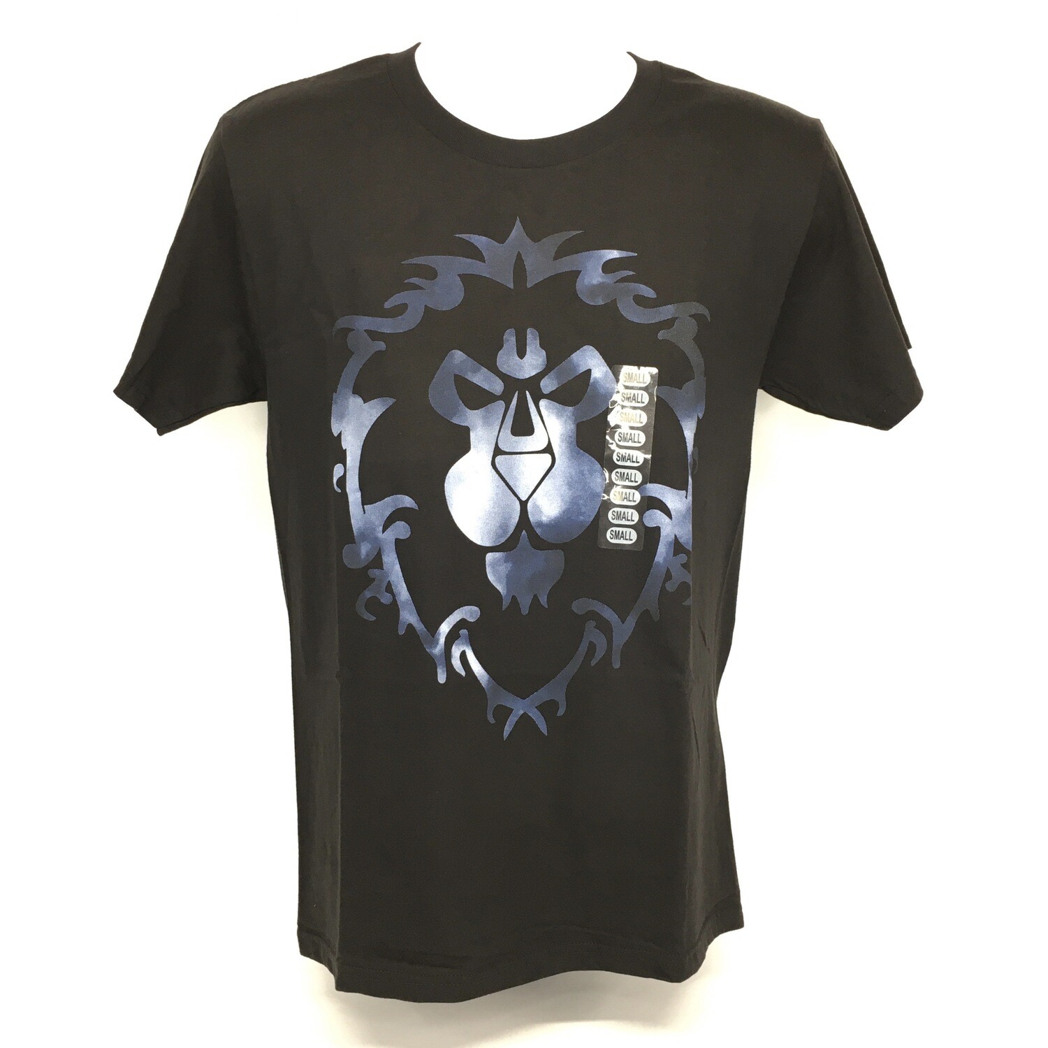 World of Warcraft Alliance Icon Fill Blizzard T-Shirt Black Small