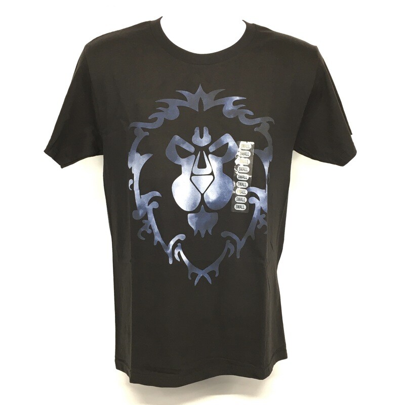 World of Warcraft Alliance Icon Fill Blizzard T-Shirt Black Small